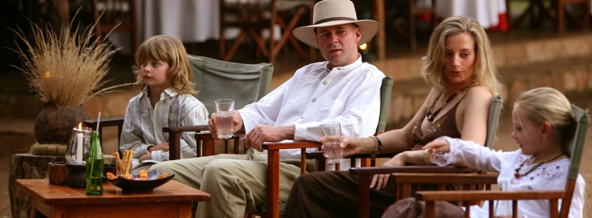 Family safari at Governors Camp in Kenya