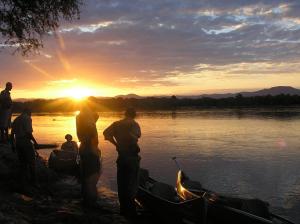 Canoe safari on the Zambezi