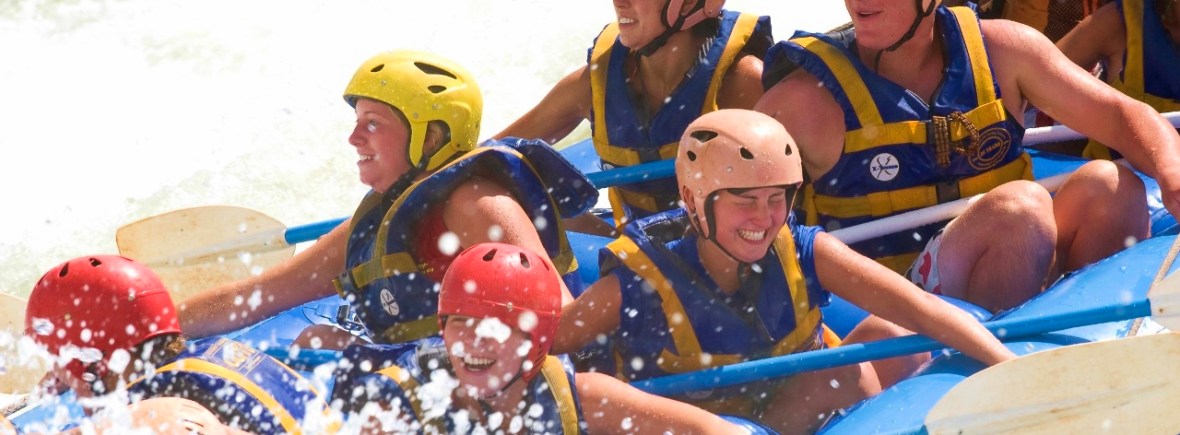 White water rafting at Jinja