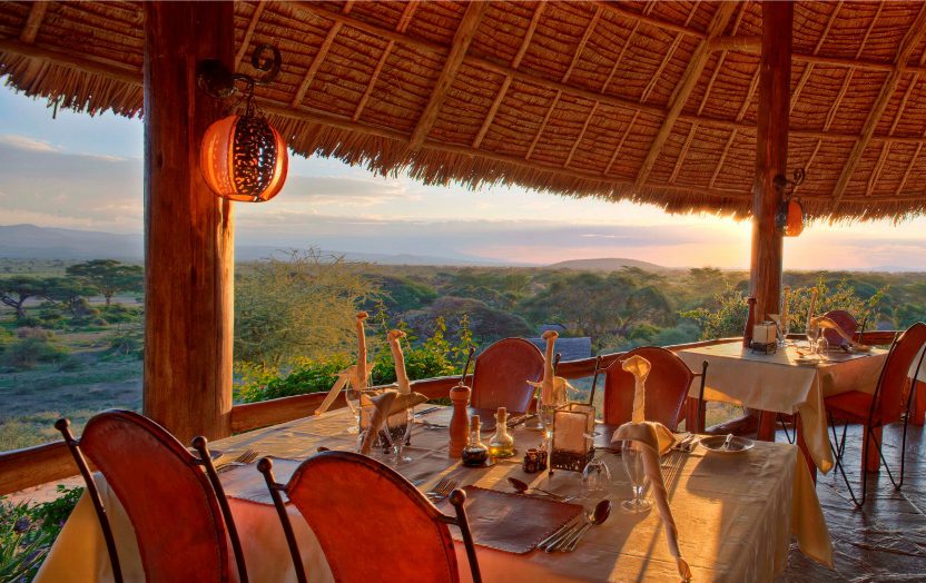 Tortilis Camp - Dining area