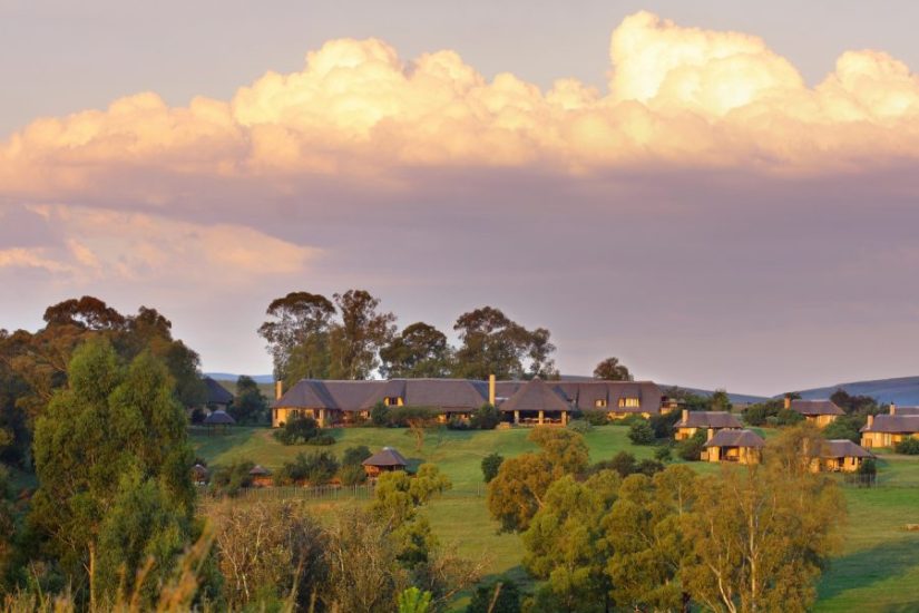 Looking over Montusi Mountain Lodge