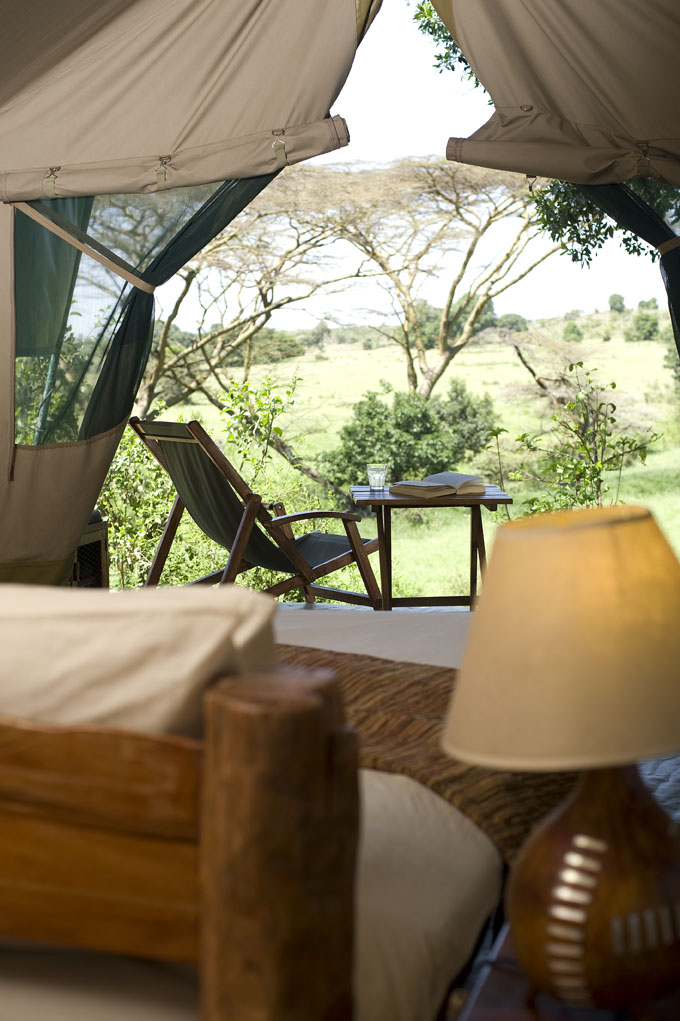 Looking out at Kicheche Mara Camp