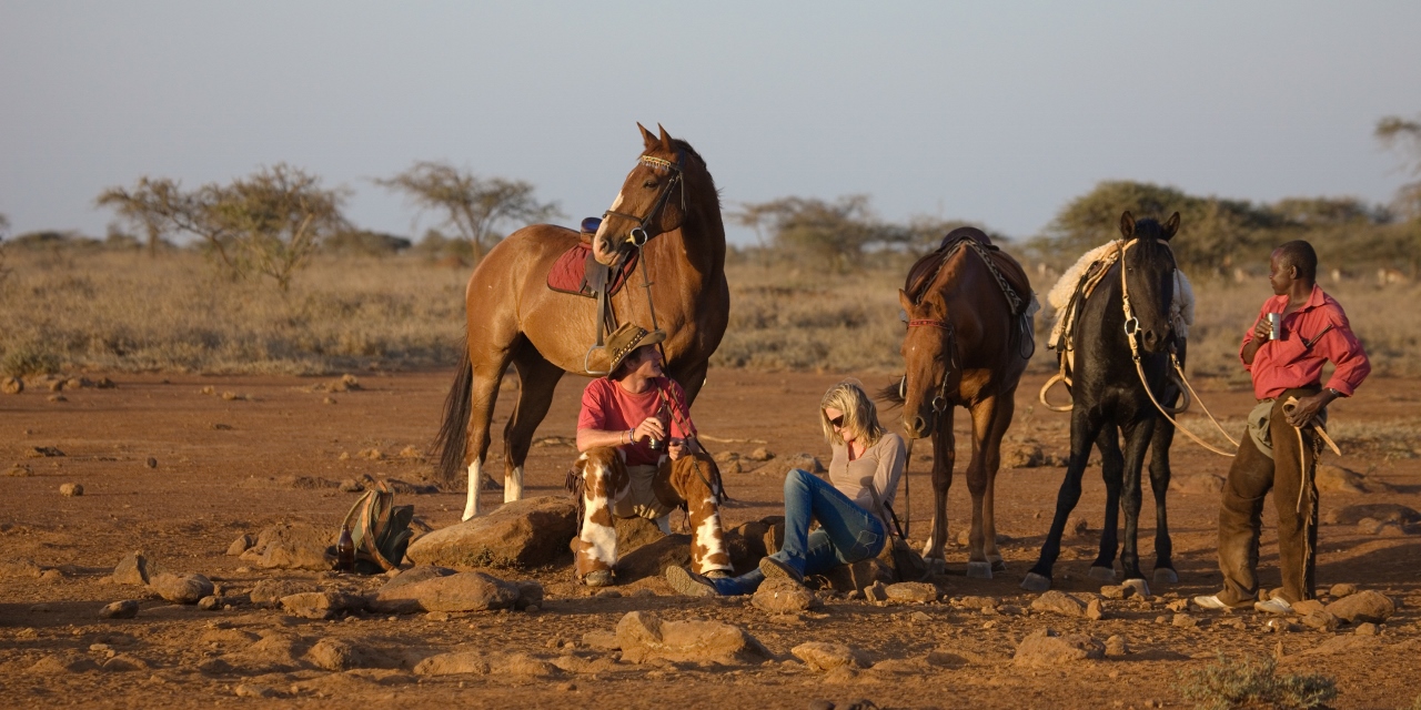 Riding Safari at Ol Malo