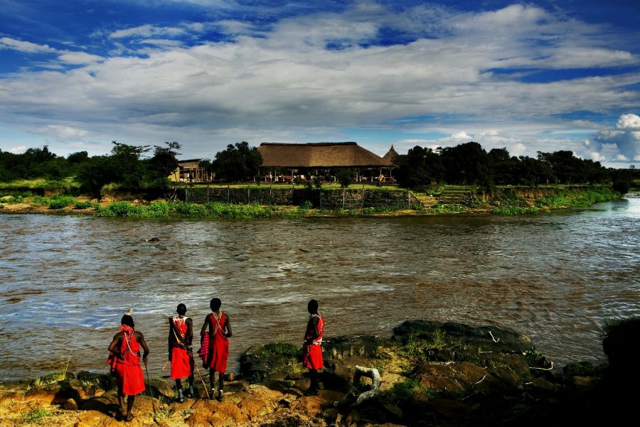 View of Karen Blixen Camp, Masai Mara