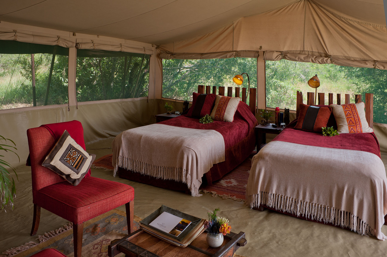 Twin tent at Kicheche Laikipia