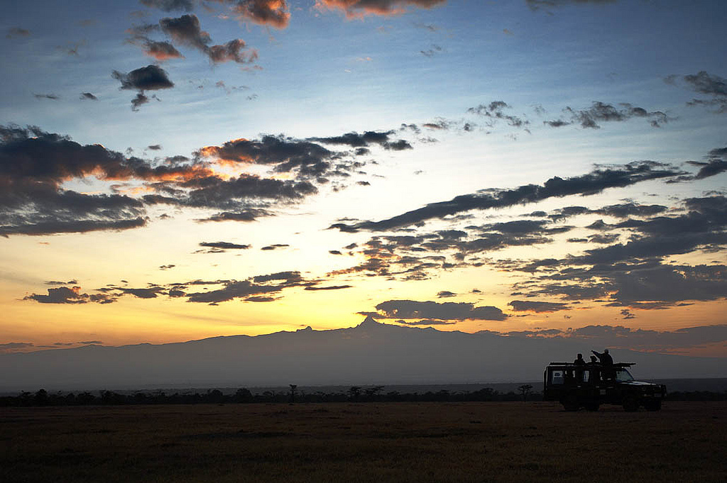 Sunset game drive at Kicheche Laikipia