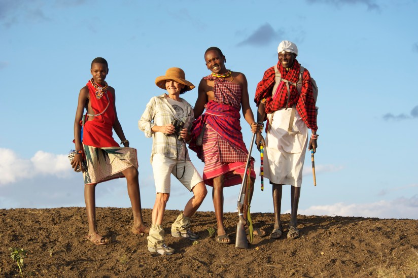 Walking on a Karisia Safari
