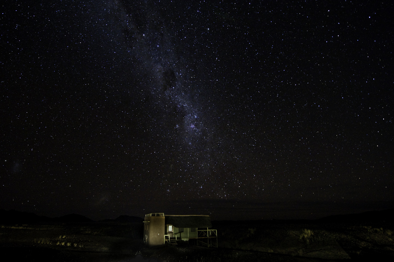 Stargazing from Kulala Desert Lodge