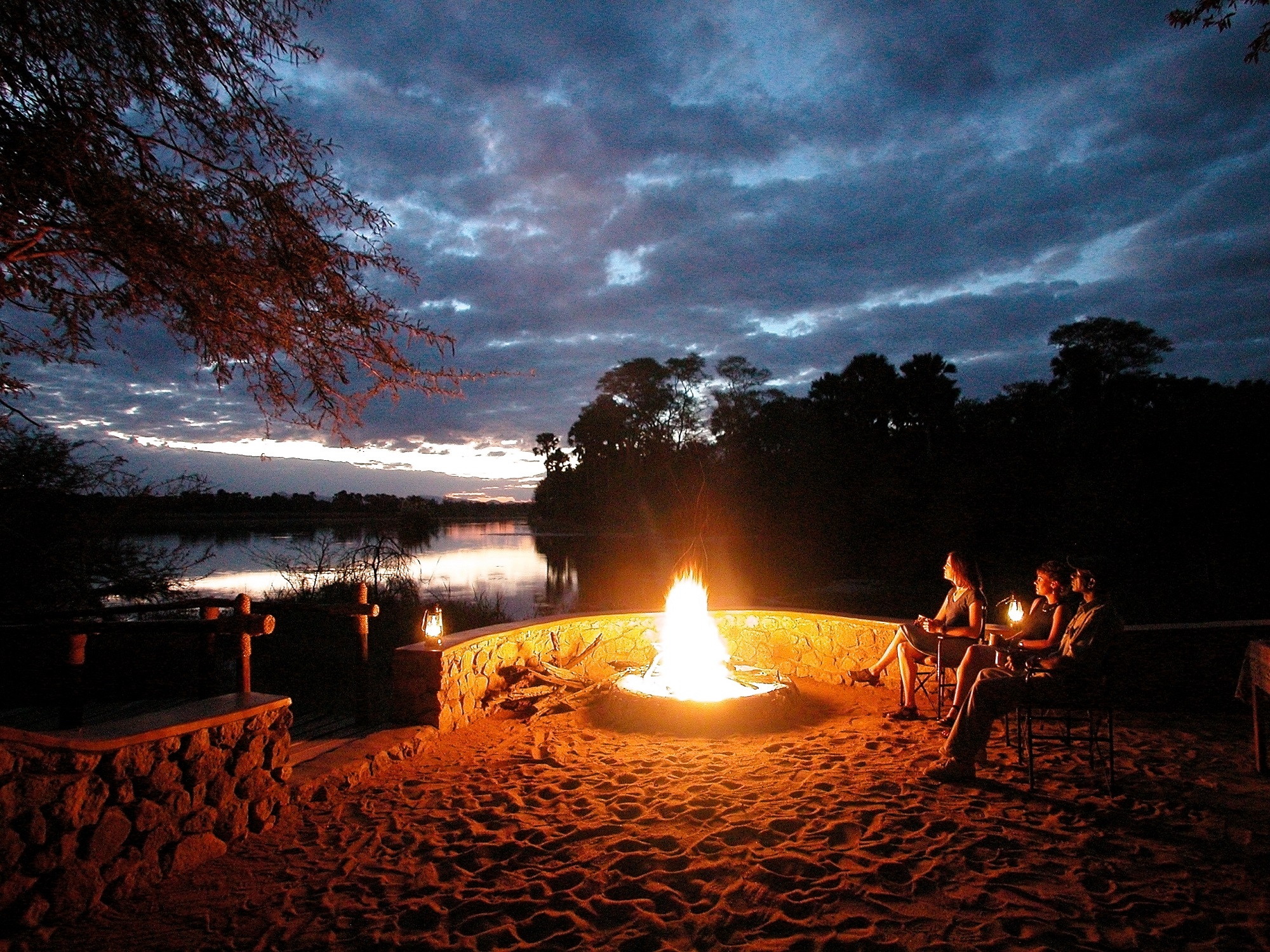 Mvuu Lodge Firepit