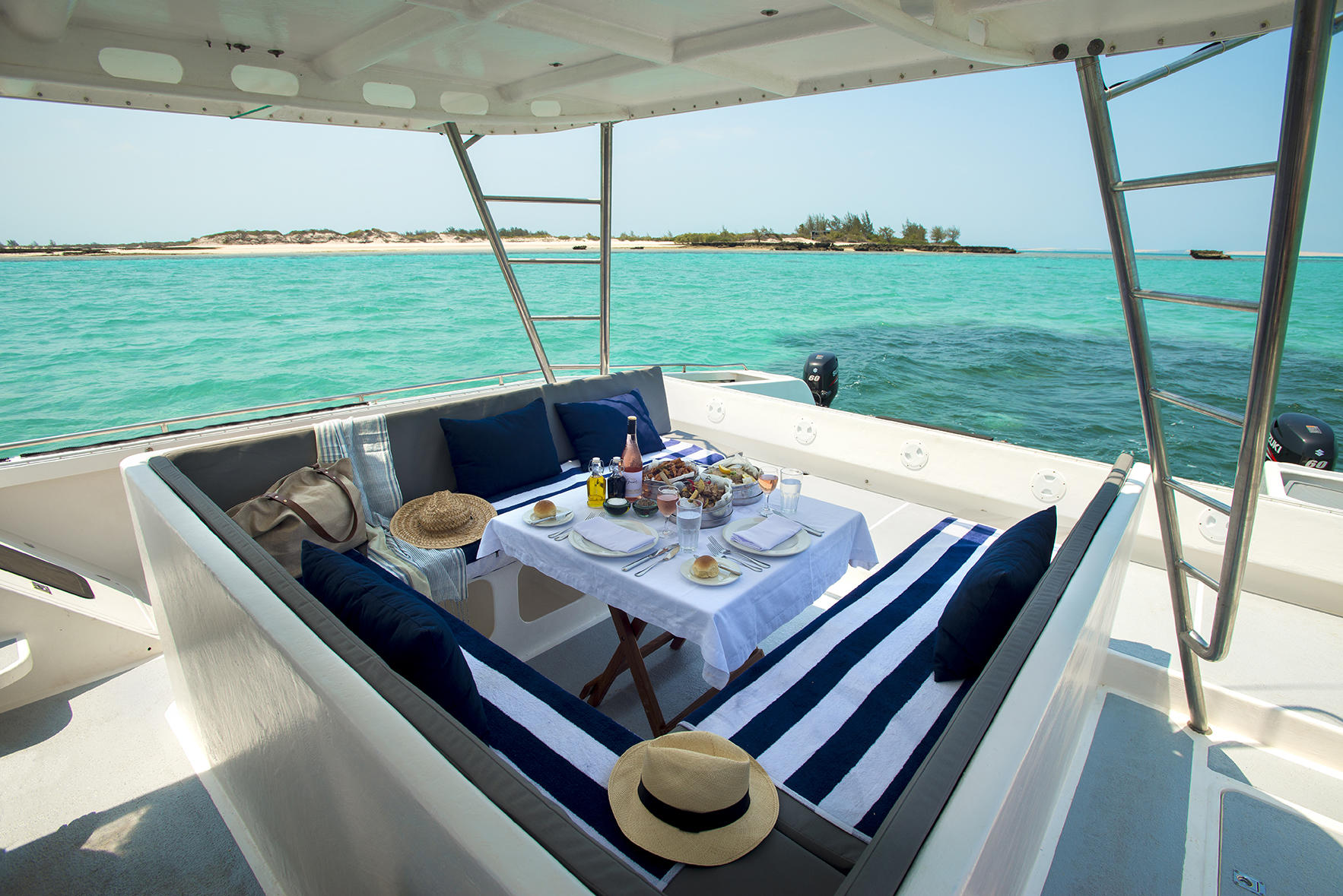 Catamaran at Benguerra Lodge