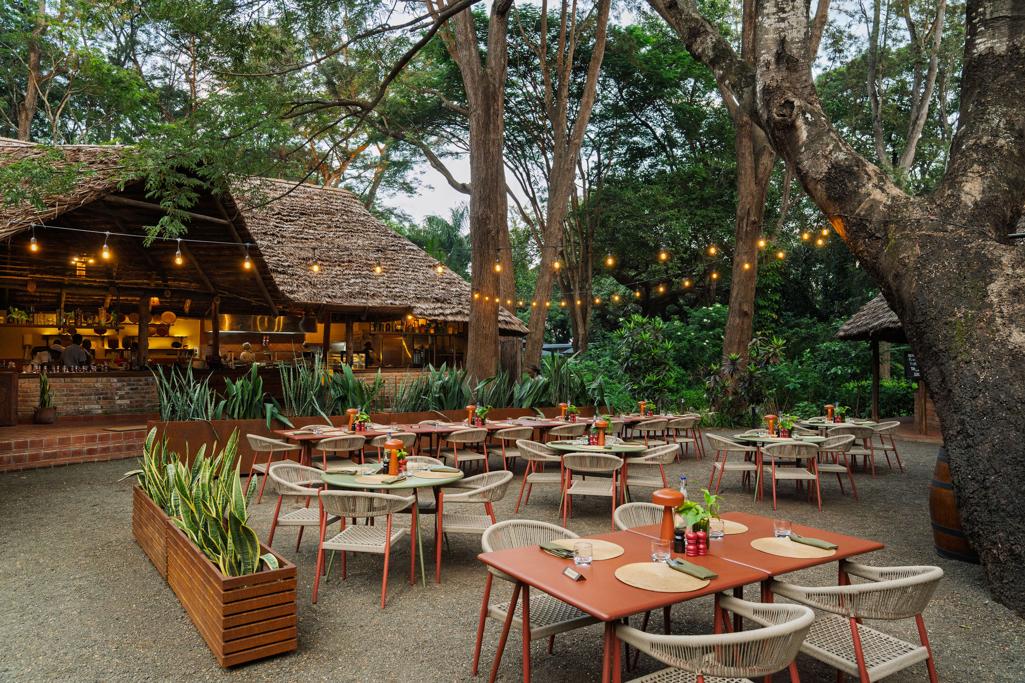 Alfresco Dining at Rivertrees Country Inn in Usa River