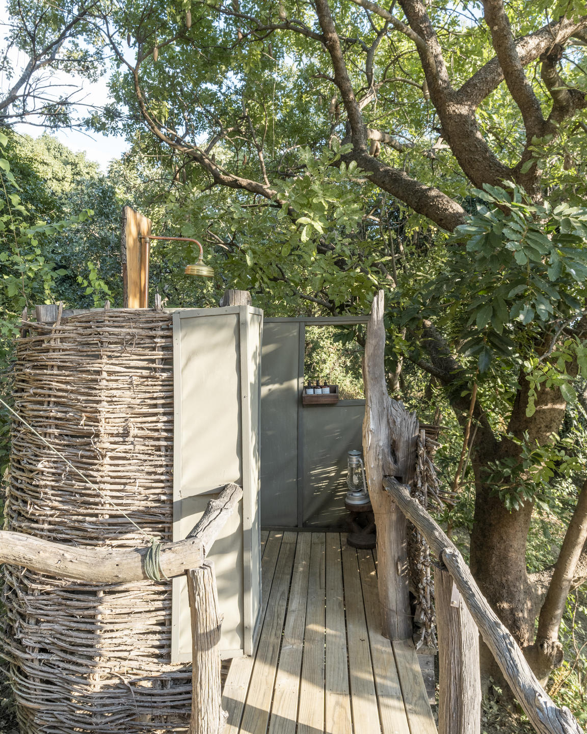 Outdoor Shower at Shawa Luangwa