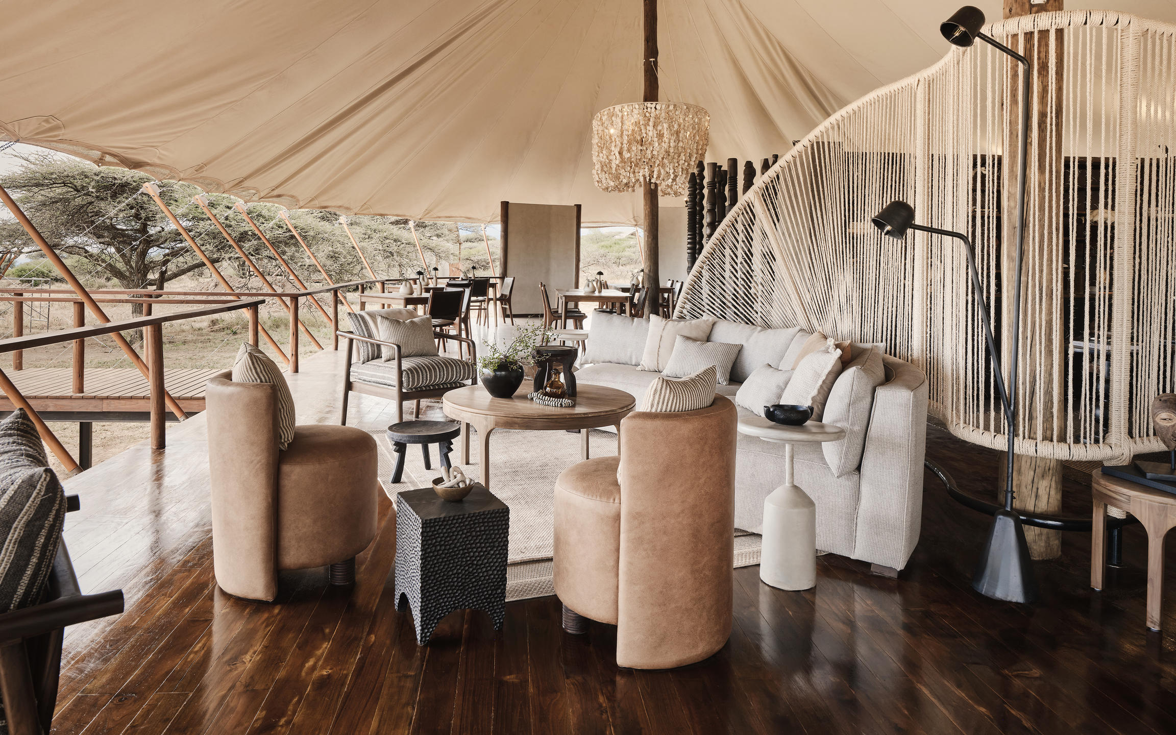 Main Area at Ngorongoro Crater Camp