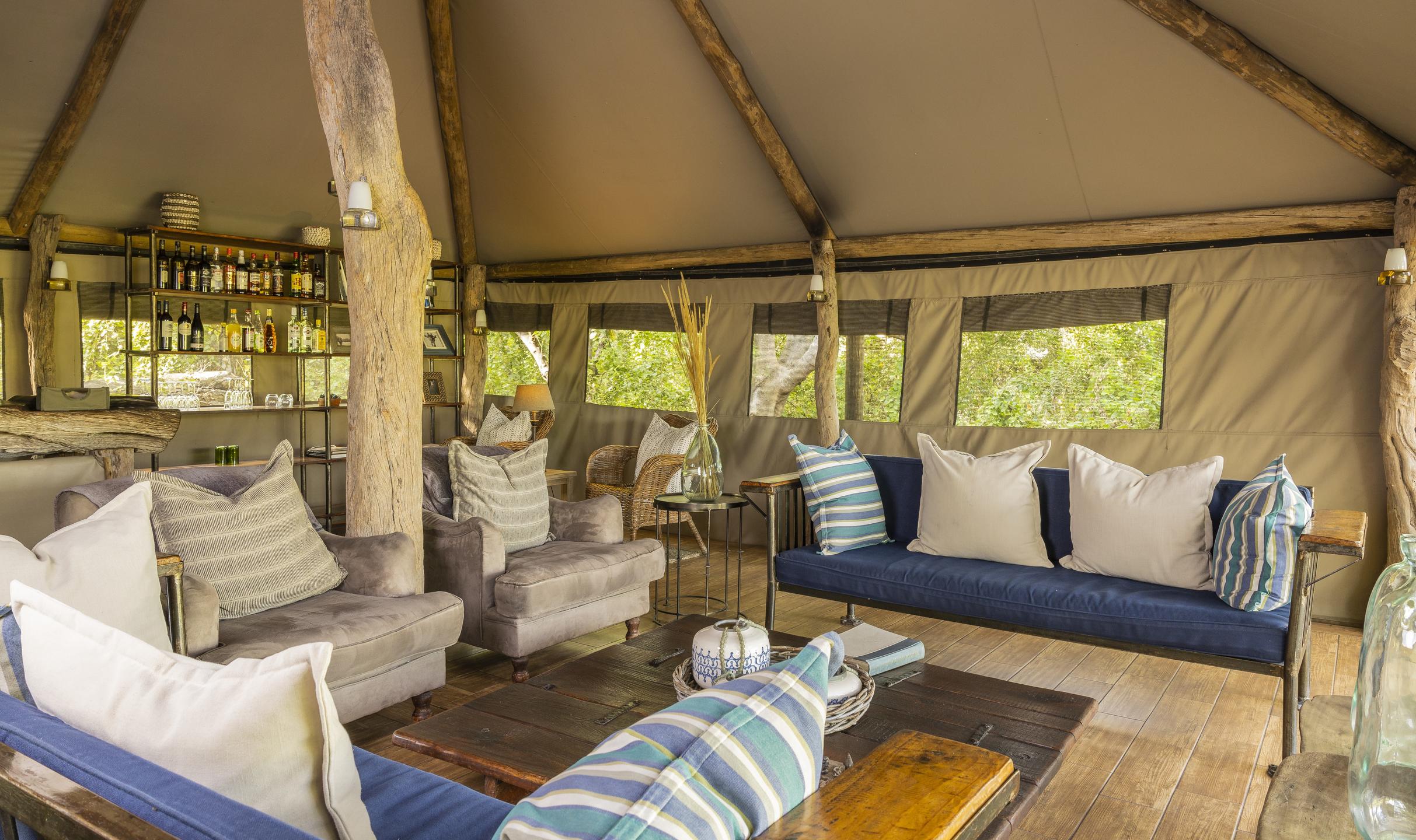 Main mess at sango safari camp
