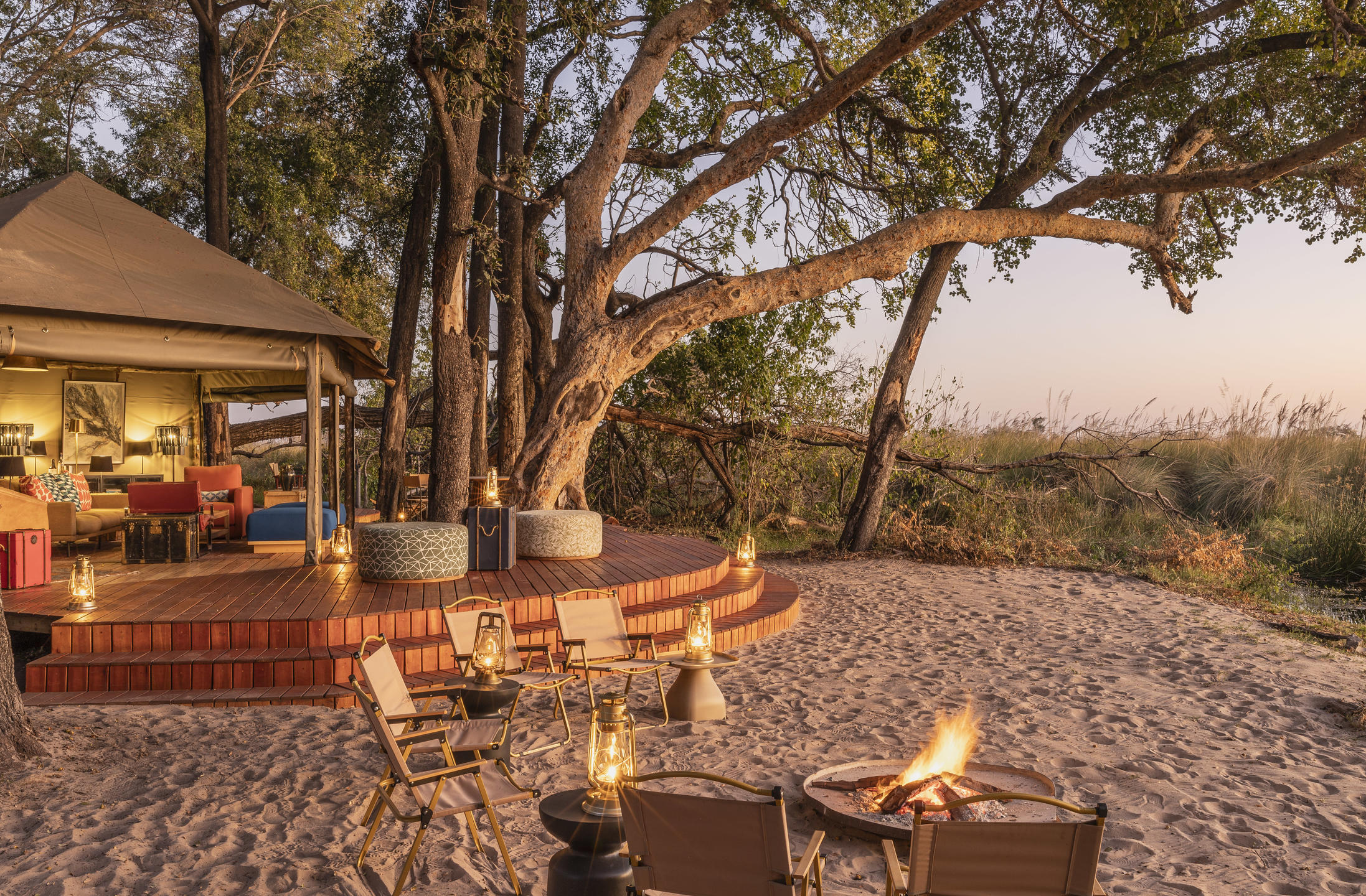 Firepit at Shinde Footsteps