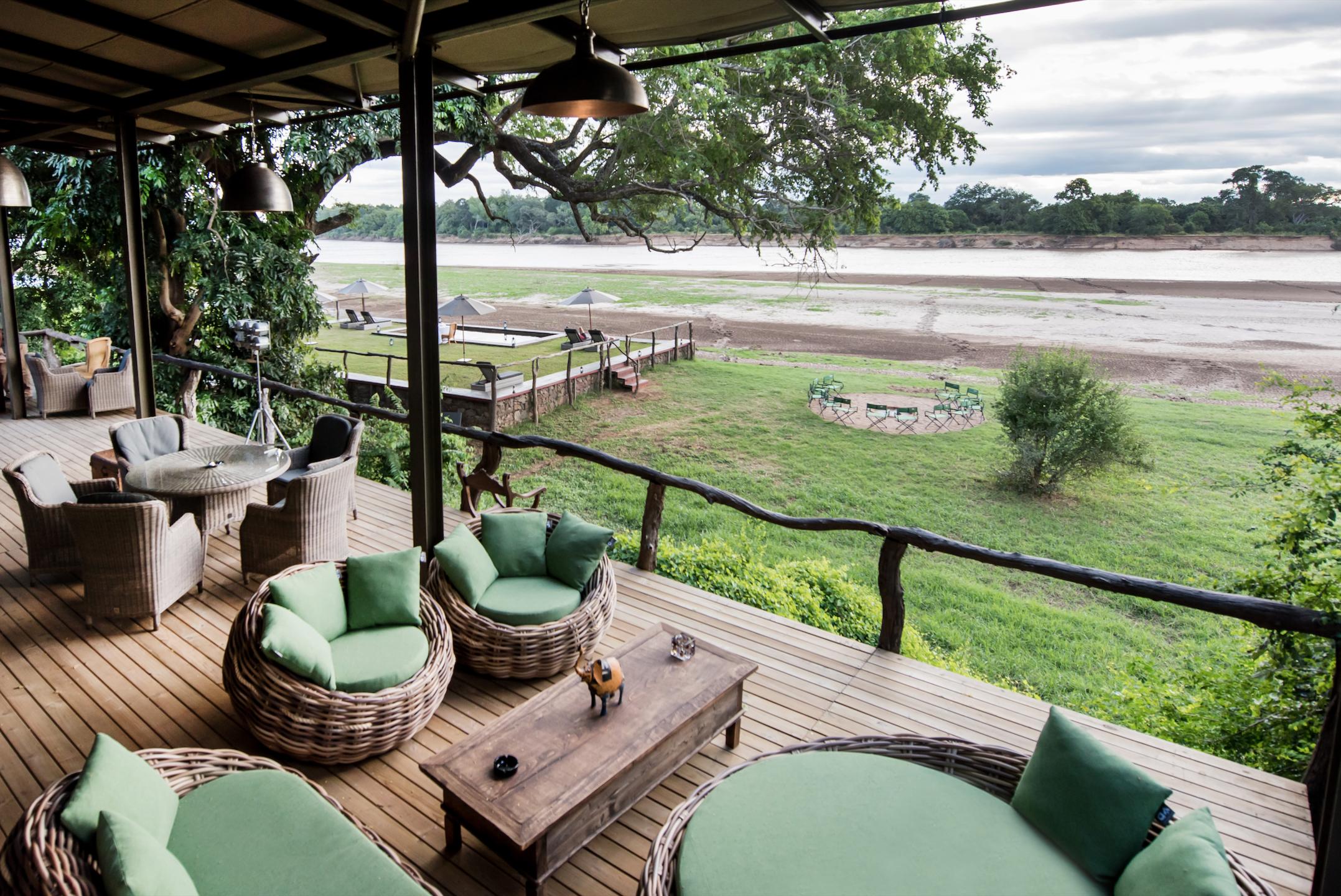 View from the main mess at Shawa Luangwa