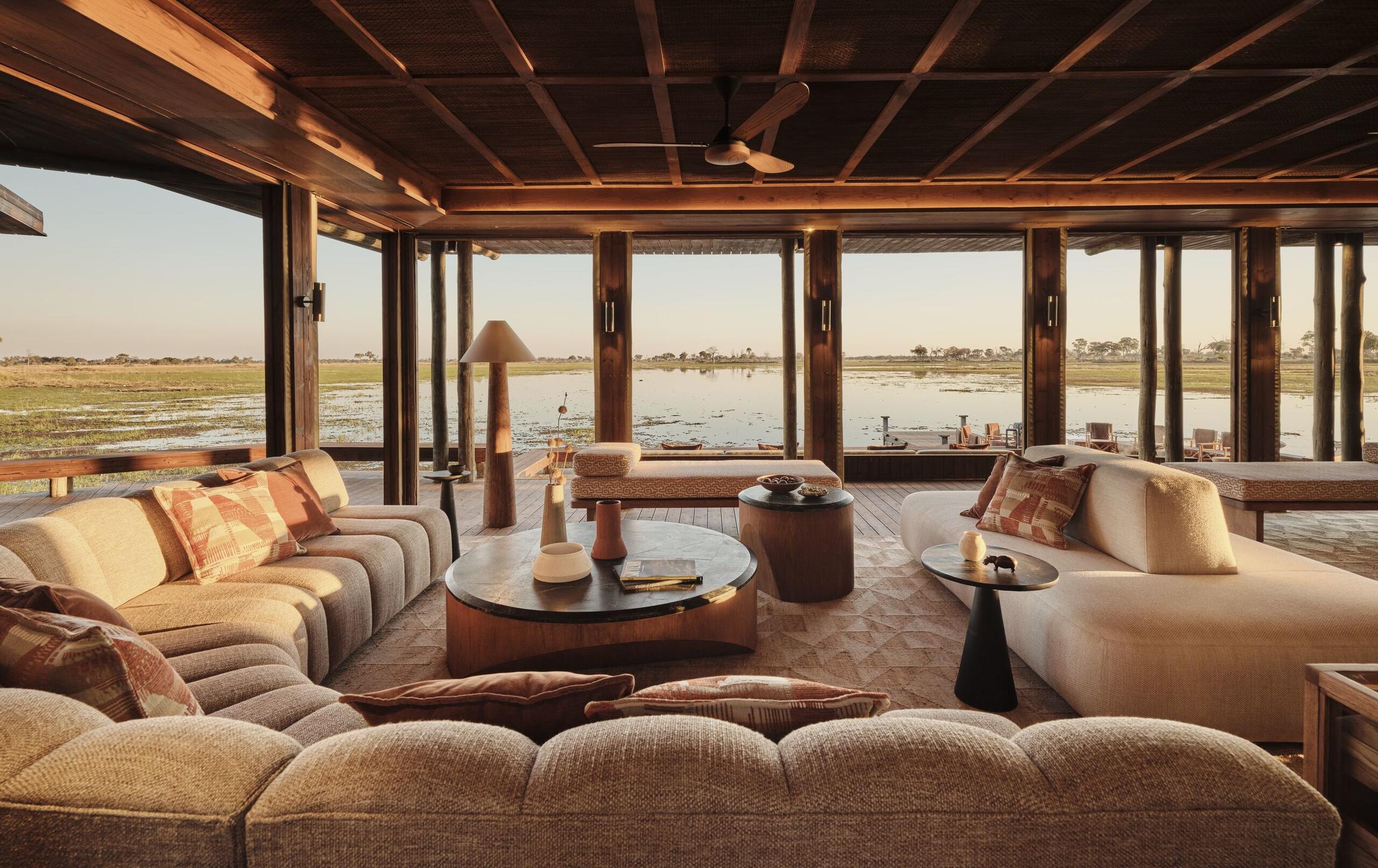 Lounge at A&K Baines' Lodge