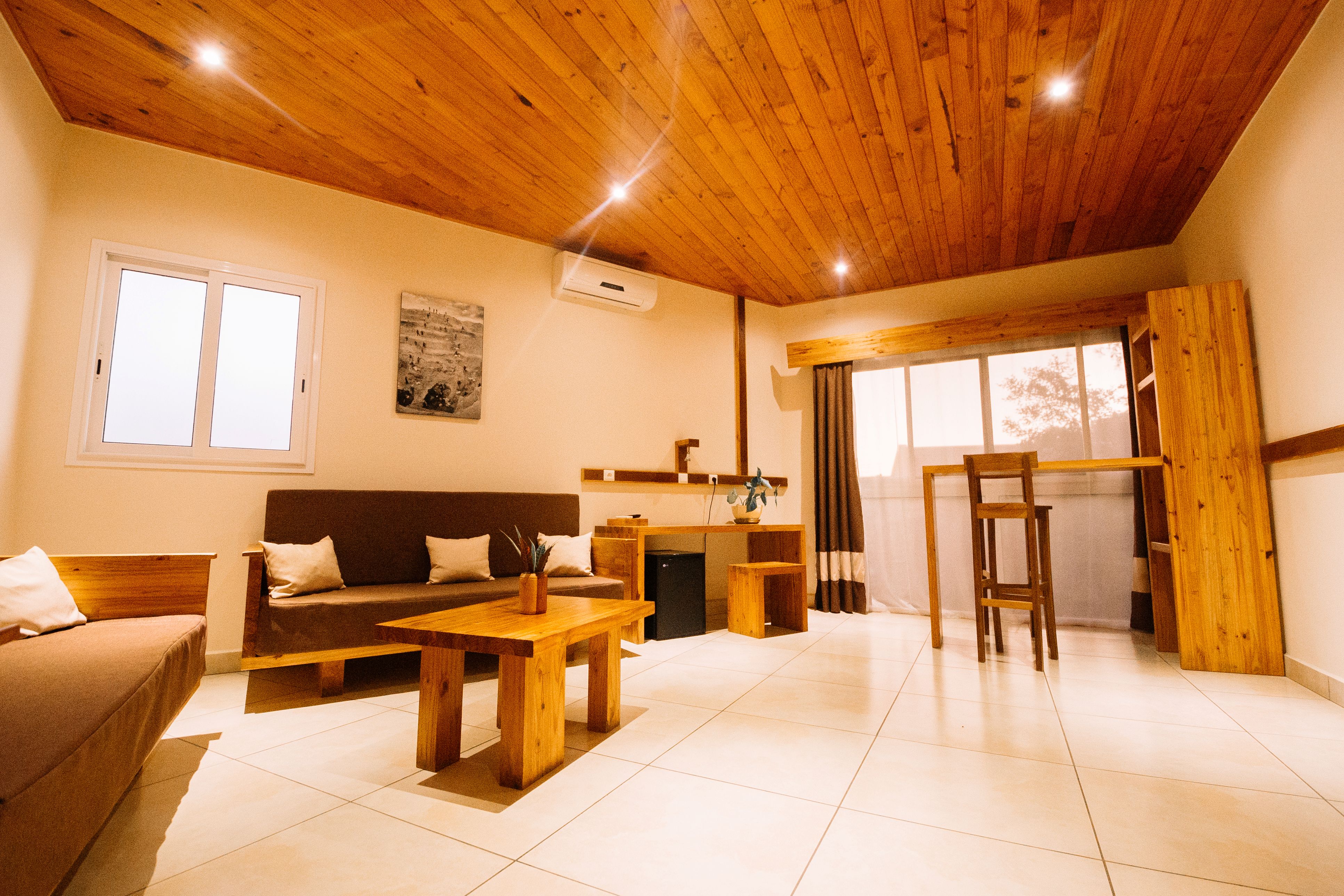 Sitting area at hotel moringa