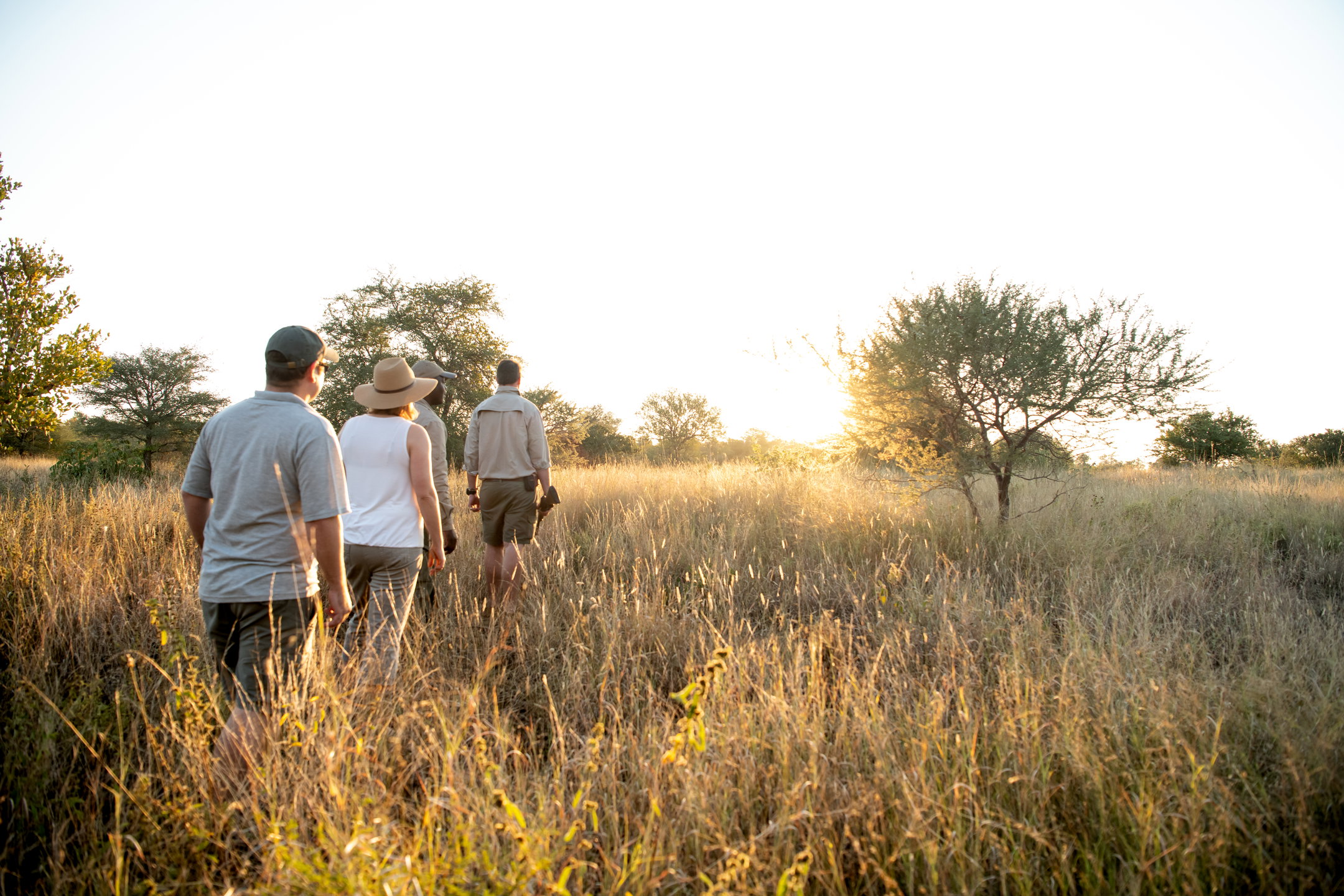 bush walk at Singita Sweni in the kruger