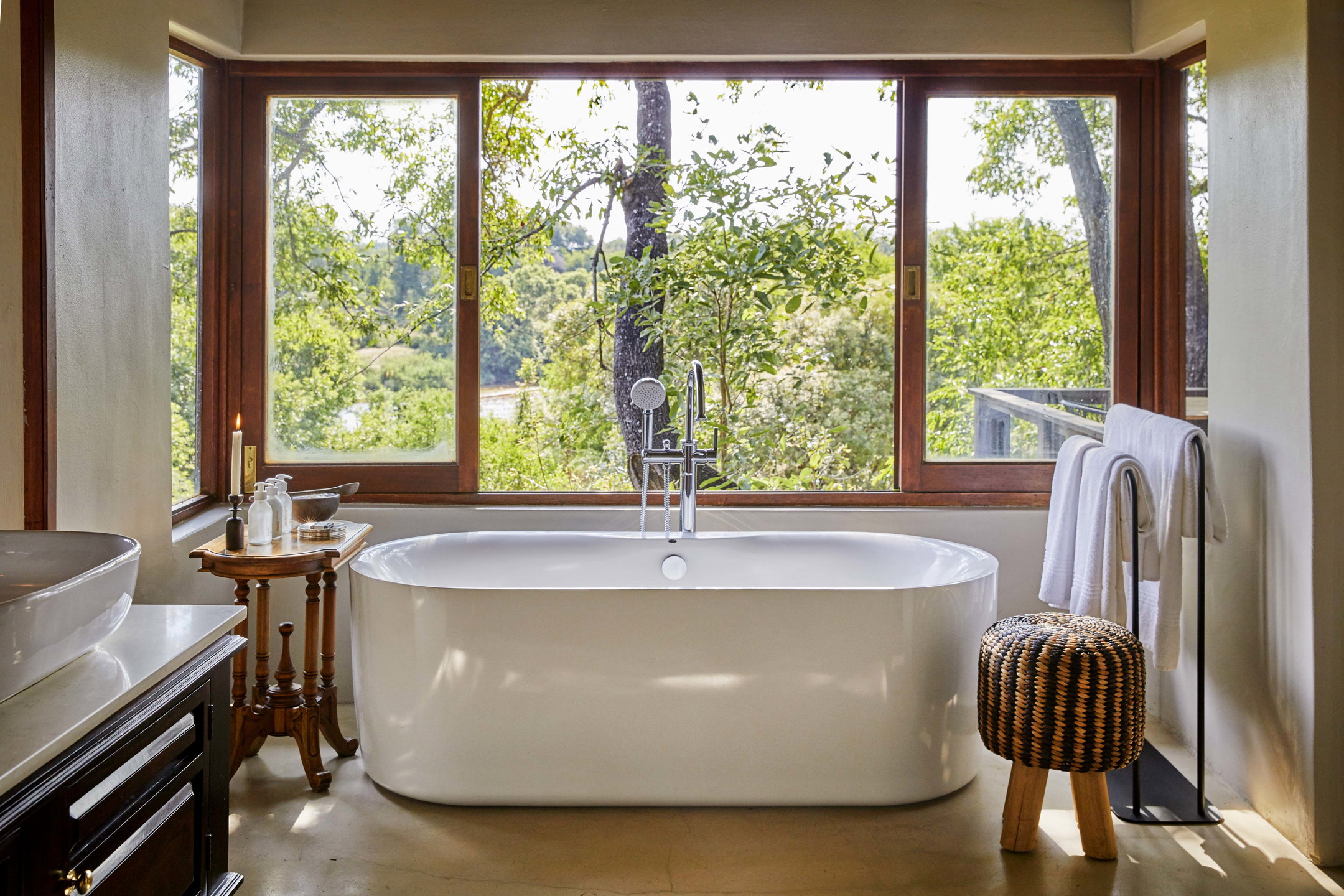 Bathtub at Lion Sands Tinga in the Sabi Sands