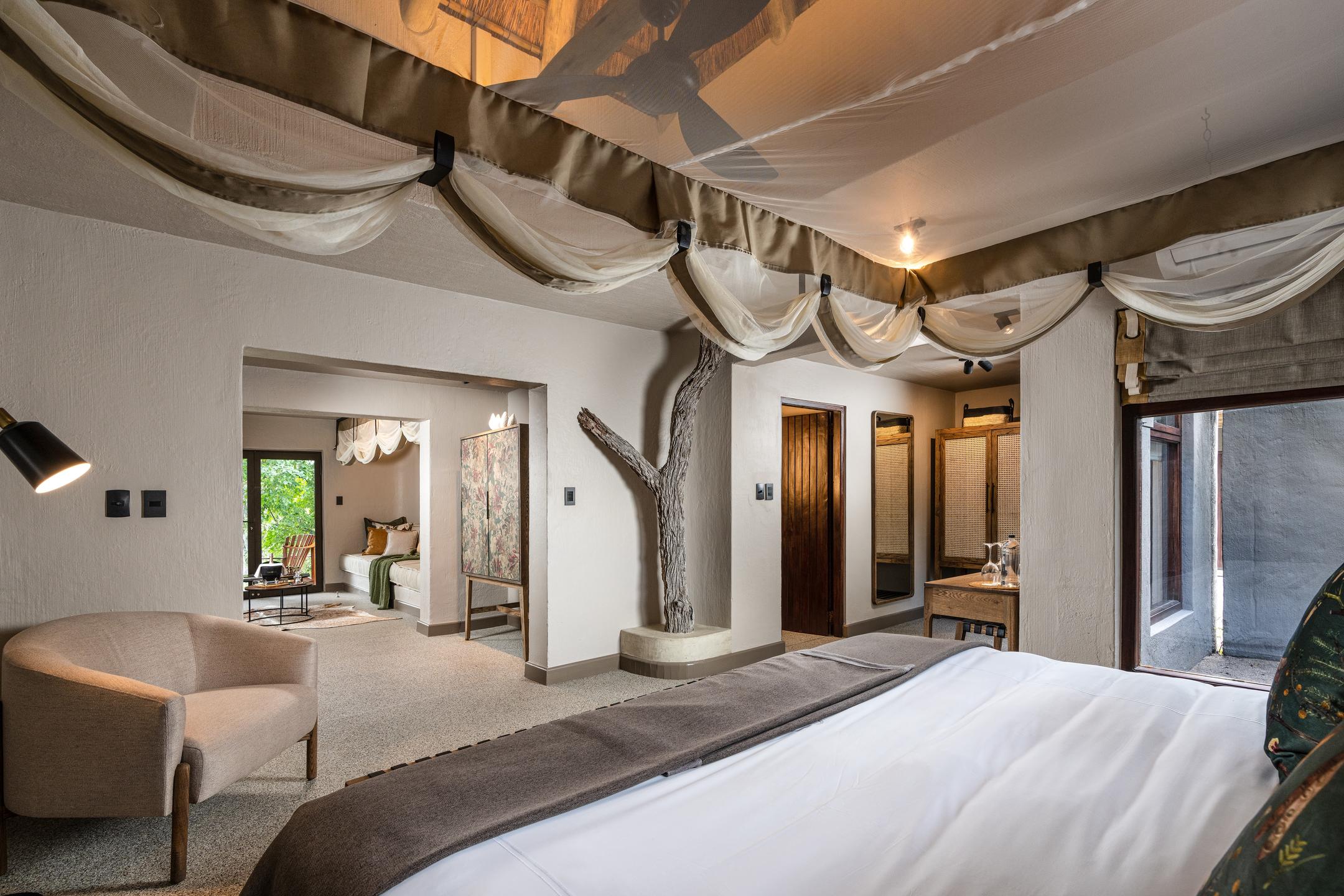 Luxury suite at sabi sabi bush lodge