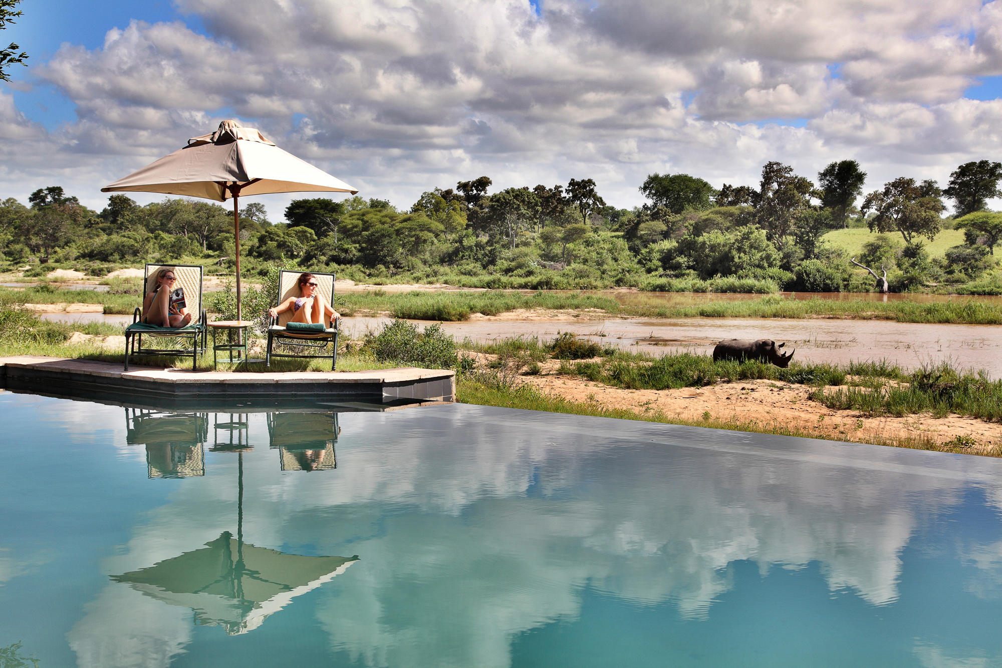 Main Pool at MalaMala Main Camp