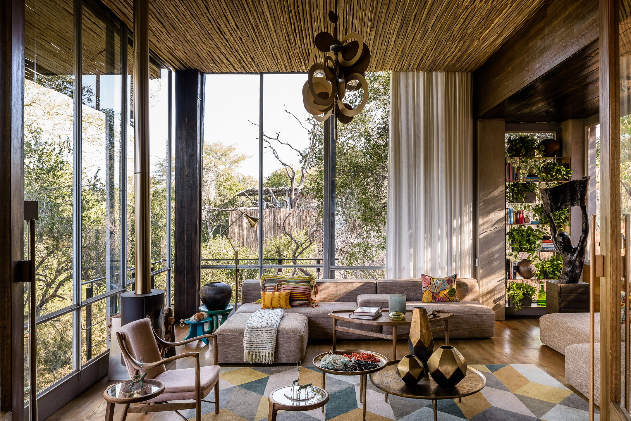 Main Lounge area at singita sweni