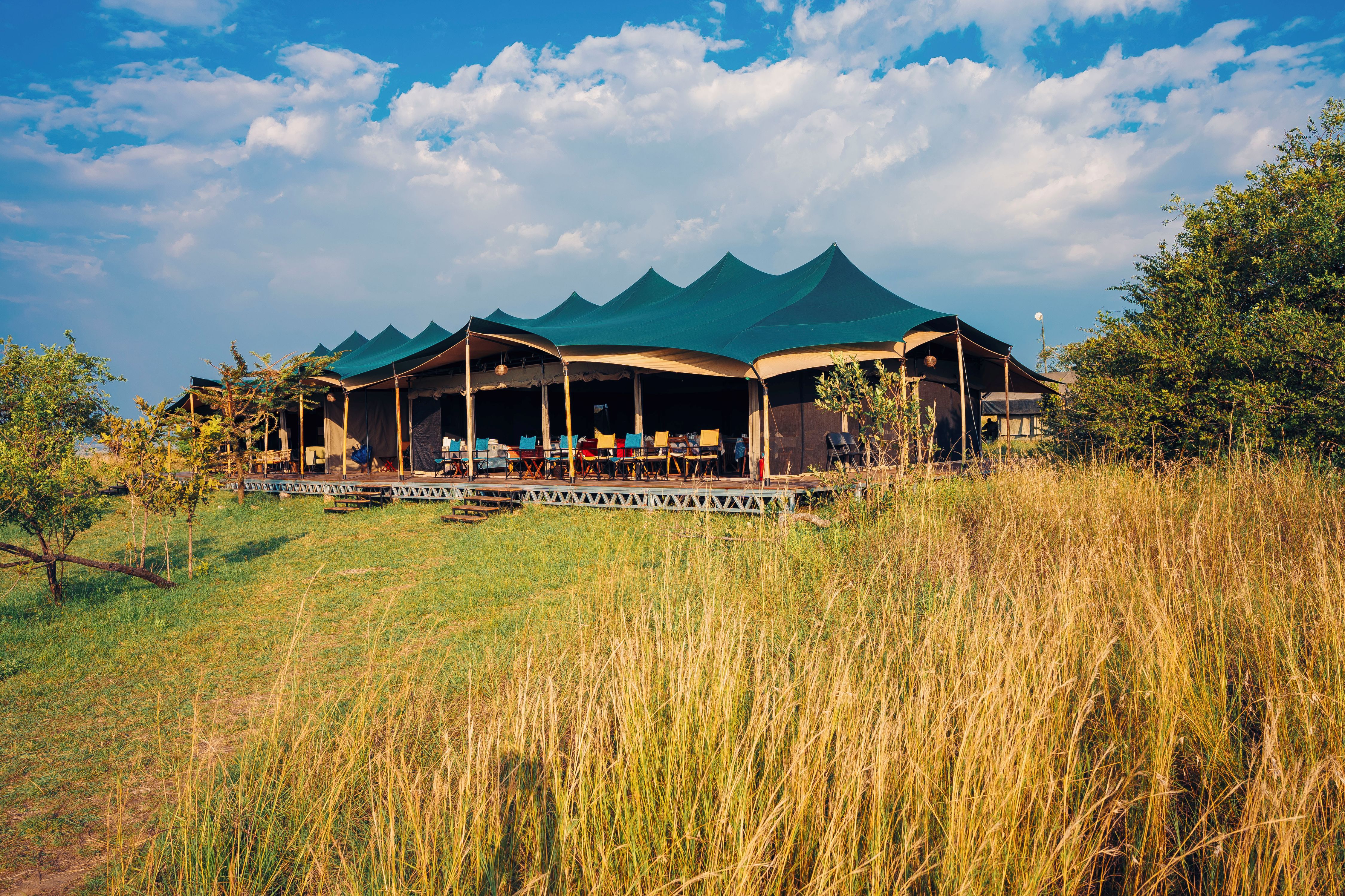 Main Mess tent at Nyikani Migration Camp