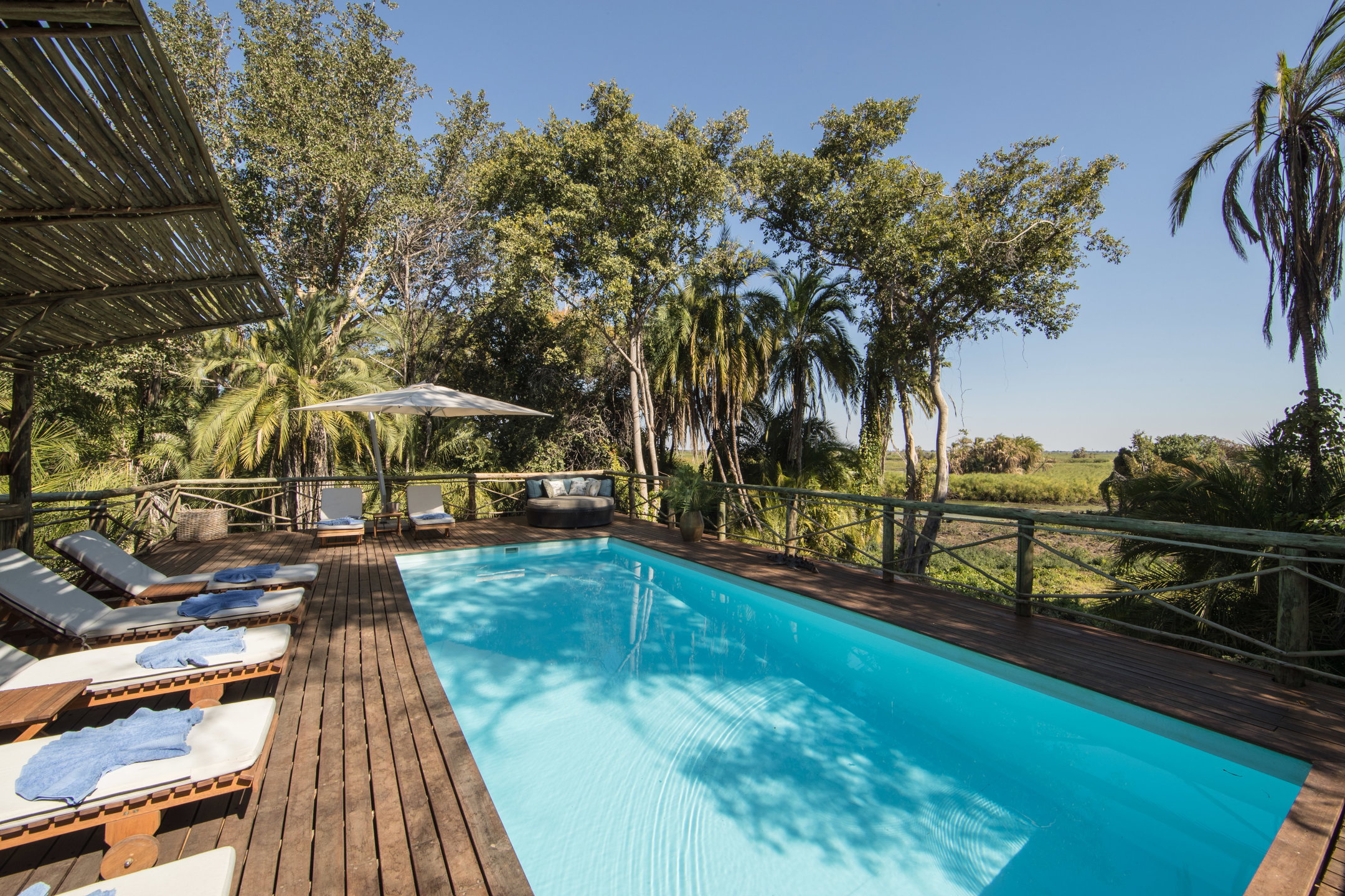 Main pool at setari camp