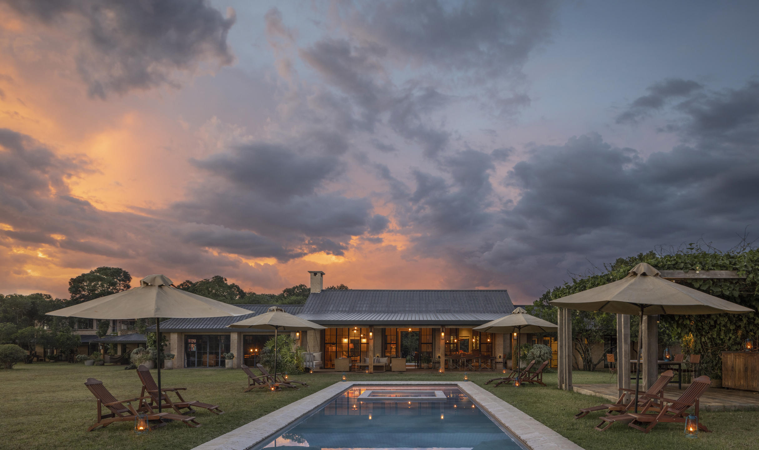 Pool at Amani House in the masai mara